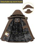 Men's Fleece Ski Jacket - Windproof Winter Coat