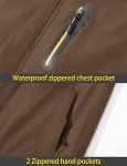 Men's Fleece Ski Jacket - Windproof Winter Coat