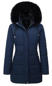 Women's Waterproof Down Puffer Coat with Hood