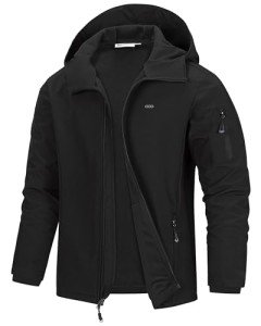 Men's Lightweight Waterproof Hooded Softshell Jacket