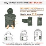 Women's Lightweight Packable Hooded Puffer Jacket