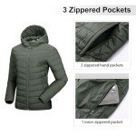 Women's Lightweight Packable Hooded Puffer Jacket