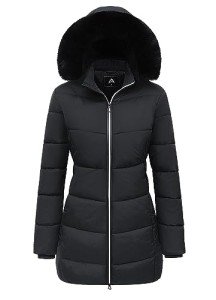 Women's Waterproof Warm Hooded Puffer Jacket