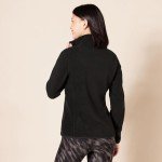 Women's Classic-Fit Full-Zip Fleece Jacket - Black