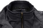 Wantdo Men's Windproof Grey Wool Coat, Large