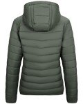 Women's Lightweight Packable Hooded Puffer Jacket