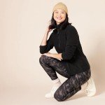 Women's Classic-Fit Full-Zip Fleece Jacket - Black