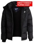 Reebok Men’s Heavyweight Puffer Jacket with Hood