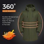 CamelSports Men's Warm Hooded Puffer Jacket