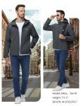 Men's Fleece Lined Waterproof Softshell Work Jacket
