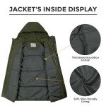 CamelSports Men's Warm Hooded Puffer Jacket