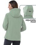 Women's Lightweight Waterproof Softshell Jacket with Hood