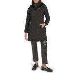 Calvin Klein Women's Black Outerwear Coat, X-Large