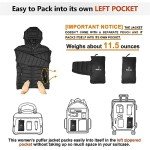 Women's Packable Lightweight Hooded Puffer Jacket