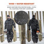 Ergodyne Unisex High-Visibility Winter Jacket, Black, 3X