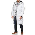 Levi's Men's Arctic Extra Long Parka Jacket - White