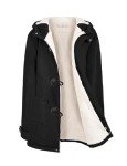 HEEKPEK Women's Hooded Sherpa Lined Winter Coat