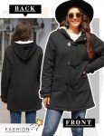 HEEKPEK Women's Hooded Sherpa Lined Winter Coat