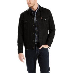 Levi's Men's Trucker Jacket - Larimar/Black Stretch