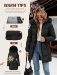 Jyanl Women's Warm Hooded Down Puffer Jacket