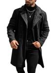 Men's Slim Fit Double Breasted Trench Coat