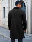 Men's Slim Fit Double Breasted Trench Coat