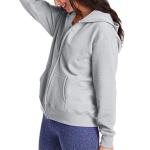 Hanes Women's Full-Zip EcoSmart Hoodie, Light Steel