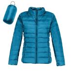 Women's Lightweight Packable Puffer Jacket in Blue