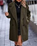 BTFBM Women's Cozy Faux Fur Winter Coat