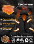 TACVASEN Men's Hooded Winter Fleece Jacket