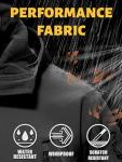 TACVASEN Men's Waterproof Tactical Fleece Hooded Jacket