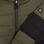 Boys' Olive Drab Heavyweight Hooded Puffer Jacket