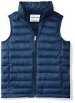 Boys' Packable Water-Resistant Hooded Puffer Vest