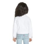 Levi's White Denim Trucker Jacket for Girls
