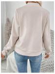 Verdusa Women's Lightweight Khaki Bomber Jacket