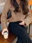 Cicy Bell Women's Chunky Knit Cardigan Jacket