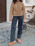 Cicy Bell Women's Chunky Knit Cardigan Jacket
