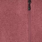 Soft Fleece Zipper Jacket for Women, Burgundy Dot