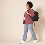 Soft Fleece Zipper Jacket for Women, Burgundy Dot