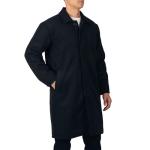 Alpine Swiss Zach Mens Wool Trench Coat Knee Length Overcoat Black 2XL