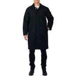 Alpine Swiss Zach Mens Wool Trench Coat Knee Length Overcoat Black 2XL