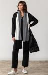 zestt Dreamsoft Travel Scarf, Wrap and Shawl, Organic Cotton, Gray Colorblock