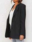 MEROKEETY Women's Fall Open Front Blazer Jacket