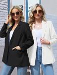 MEROKEETY Women's Fall Open Front Blazer Jacket