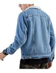 Men's Sherpa Lined Denim Trucker Jacket