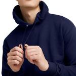 Hanes Men's EcoSmart Hooded Sweatshirt - Navy
