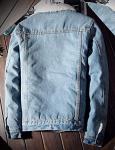 Men's Sherpa Lined Denim Trucker Jacket