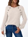 Women’s Long Sleeve Casual Tunic Sweater Top
