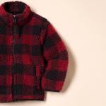 Toddler Boys' Red Sherpa Full-Zip Jacket, 3T