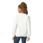 Gildan White Fleece Crewneck Sweatshirt, Small